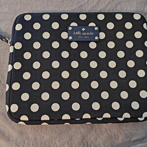 Kate Spade Small Polkadot iPad Zippered Cover